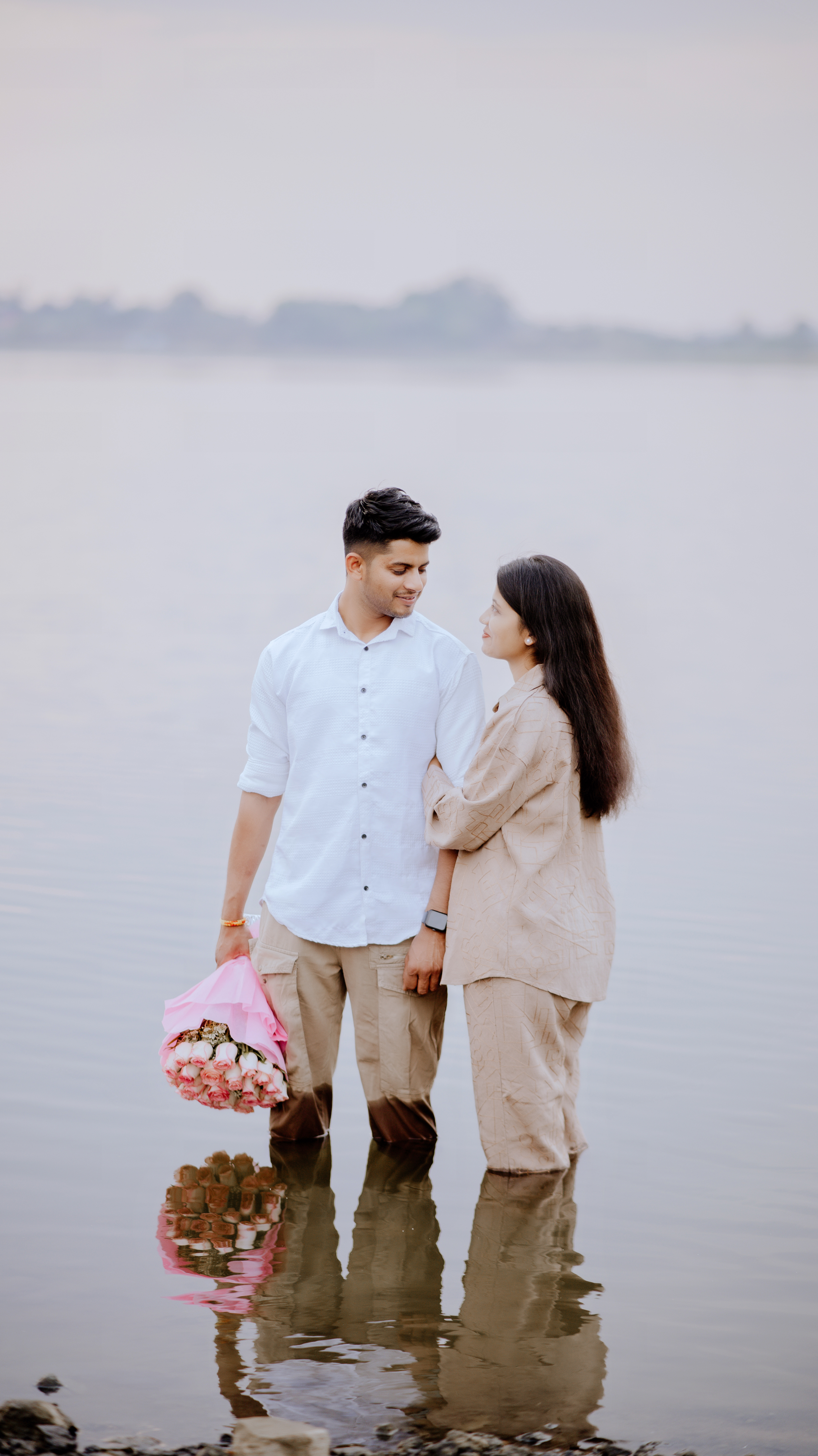 Bride holding bouquet