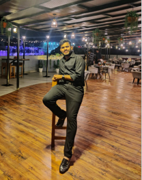 Portrait of Somdev Mishra, co-owner